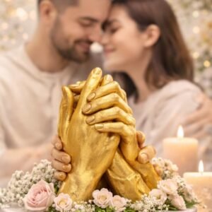 3D Hand Casting Frame – Couple Memory